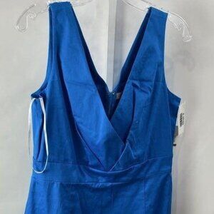 Calvin Klein Turquoise Sleeveless Sheath Dress Size 12 Large New